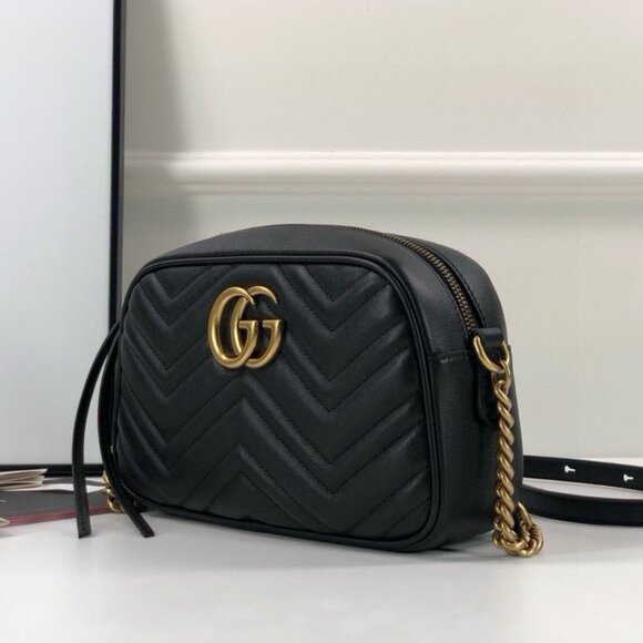 Gucci Handbags - Gucci GG Marmont small matelassé shoulder bag
